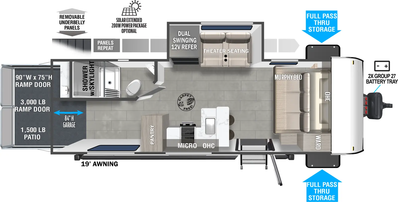 Salem Fsx 245VC Floorplan